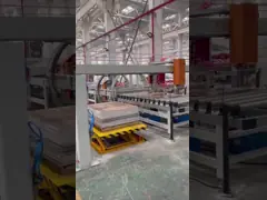 Площадка для шлифования фанеры УФ оборудование для отделки древесины Лаковая покрывающая машина 34 кВт video