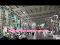 Прозрачная сухочистка одежда покрытия для одежды стойки на заказ video