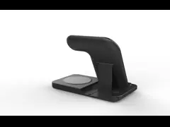 Chargeur sans fil pliable de 15W rapide en noir et blanc Efficacité de charge supérieure à 75%