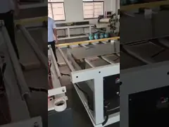 Машина для нанесения покрытия крафтовой бумаги на ультрафиолетовом ролике video