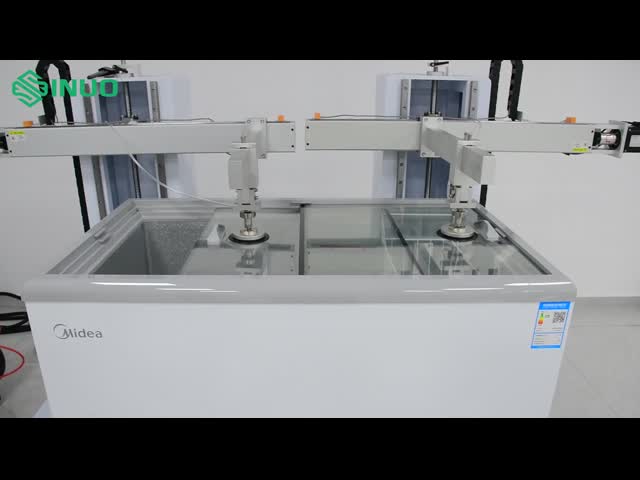 ISO23953 Стеклянная горизонтальная крыша двери морозильной камеры