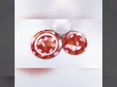 3 PCS Set de vaisselle rouge en mélamine pour le camping Cuisine à usage extérieur intérieur