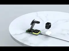 Porteur de téléphone sans fil ABS PC 4 en 1 Chargeur magnétique sans fil pour téléphone