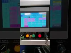 Машина для изготовления двойных линейных пластиковых рюкзаков с резьбой 200 сегментов/мин video