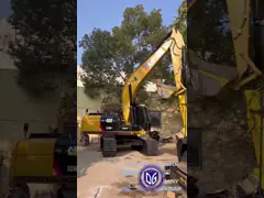 Высокая маневренность 320D Использованный гусеничный экскаватор с топливно-эффективным двигателем video