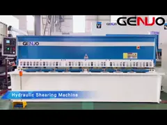 4-20mm Hydraulic Swing Beam Shear For Sheet Metal 220V 380V 415V 440V