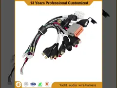 China Round Electronic Wire Harness Pure Copper Car Stereo Connectors supplier