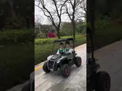 Крутой электрический спортивный автомобиль для детей с приводом на четыре колеса ездить на машине 12В батарея EVA мягкая шина электрические автомобили для детей video