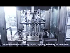 Скоростная бутылочная машина для заполнения воды для автоматической бутылочной воды и машины для закрытия video