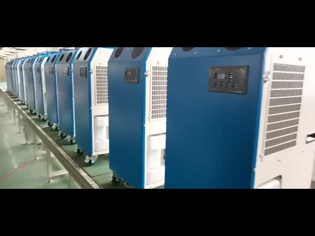 携帯用空気クーラーのコンディショナーの移動点のクーラー5500wの青色を冷却する18700btu