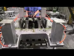 Заливка формы прессформы высокой твердости алюминиевая, обслуживание прессформы заливки формы низкое video