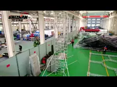 Тип леса болта ферменной конструкции квадрата облегченный освещая освещения этапа video