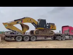 Японский CAT336 CAT336D Использованный экскаватор 36тон для тяжелых работ video