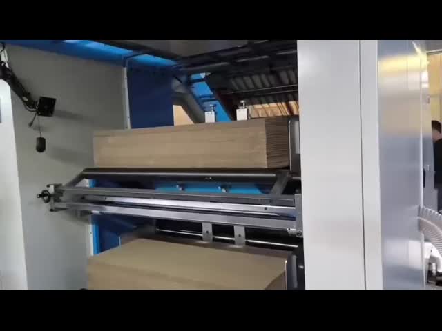 Servo Motor Controlled High Speed Flute Laminator Machine Max Speed 160m/min