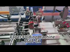 High Efficiency Commercial Paper Folding Machine 200m/Min Dual Control Panel