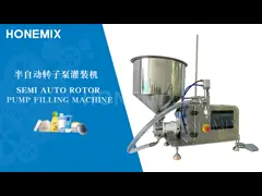 Сервоуправляемая роторная насосная заполнительная машина косметика Промышленная заполнительная машина video