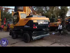 210W-9 Classical Hyundai Used Wheel Excavator Originale dal Giappone 21Ton Wheel Excavator