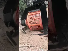 360°回転するスクリーニングバケツ