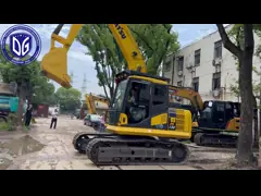 Komatsu PC130 13-тонный ползучий экскаватор, продвинутая модель, экскаватор с низким расходом топлива video