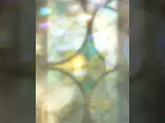 Искусство Мозаичное стекло Витриновое стекло Сварка Декоративные двери и окна Тиффани Мозаичное церковное стекло video