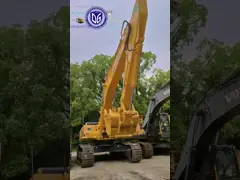 Прочная конструкция рамы для долговечности PC400-7 Подержанный экскаватор video