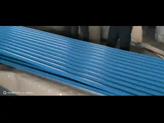 Bule cubierta galvanizada de acero de chapa de agua tipo 18-76-800mm video