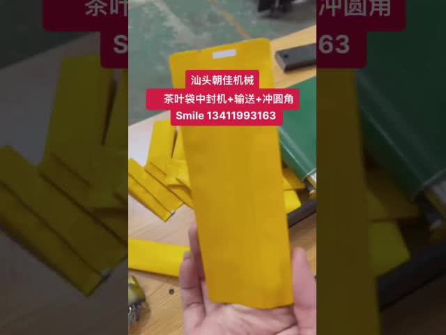 Машина для изготовления двухкратного центрального уплотнения мешка/пакета видео