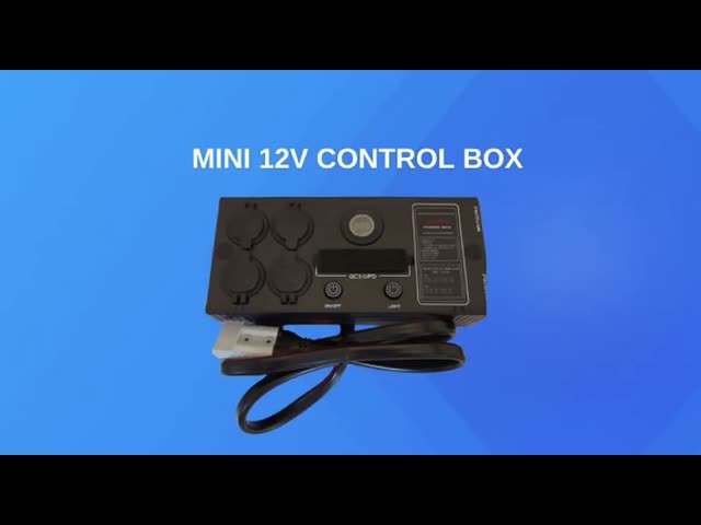 Портативный USB QC3.0 PD Switch Control DC DC зарядное устройство Mini Power Box с контрольной коробкой видео