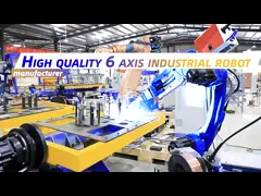 Робот MIG 6 оси для сварки стульев из нержавеющей стали video