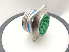 500V MIL-DTL-38999 Series 3 Connector 128 Male Pins Mil Dtl 38999 Ii.Electroless Nickel.D38999/20FJ35PA