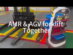 CE Certified Driverless Guided Vehicle Equipped With Optoelectronics Safety Protection