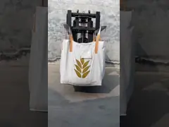 Фабрика оптовая оптовая сумка FIBC крупный пищевой PP Jumbo мешки Фабрика прямая продажа 1000 кг Jumbo video