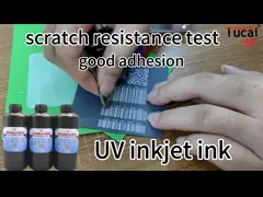 Напечатать четко ультрафиолетовый струйный принтер чернила для Ricoh GH2220 для QR-кода штрих-кода анти-подделки video