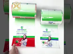 Тепловая герметика Тепловая герметика Сжимающаяся рукава Этикетки напитки Ролл пленка Продовольственная упаковка video