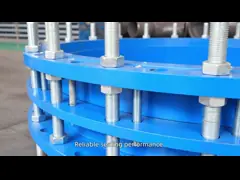 Dn2200 Двойной стальной соединенный фланцевый трубопровод Трубопроводная промышленность video