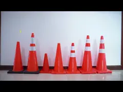 Строительные парковочные конусы 39*100 см. video