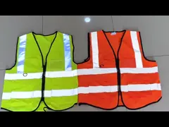 Customized Yellow Reflective Vest Hi Vis 100% Polyester High Visibility Vest