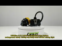 3.7V Защита от перезарядки Угольная шахтёрская лампа с 15000-литровой степенью освещенности video