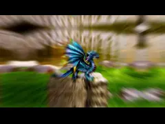 Орнамента сада дракона металла ODM дизайн животного Rustproof множественный video