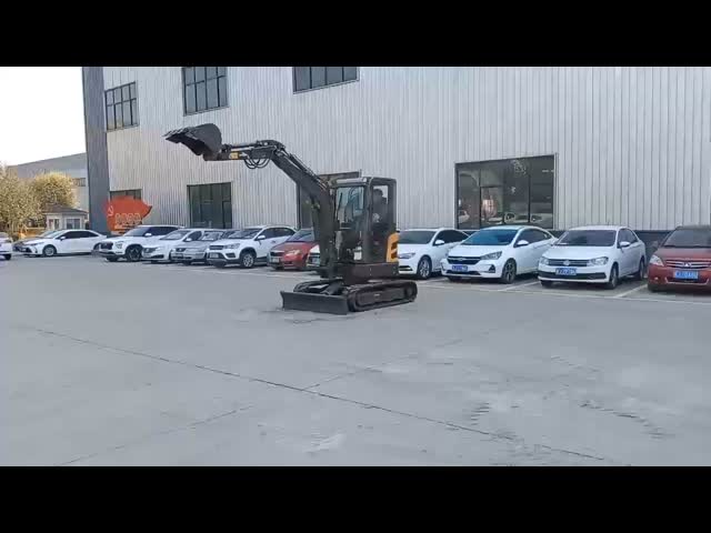 ミニクローラー掘削機H27 調整可能で0.1m3のバケツを装備