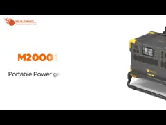 Carga rápida Generador solar LiFePO4 de 22 kg con tiempo de carga de 2 horas