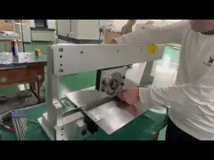 Регулируемая платформа Ручная ПКБ-сепараторная машина для различных размеров платы video