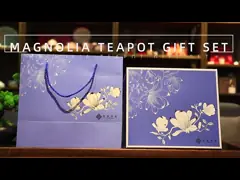 Многоразмерный керамический стакан и тарелка с чайником для подарка video