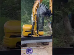 Доверчивый старый 303,5 3,5 тонны использованный гусеничный экскаватор с прочной конструкцией video