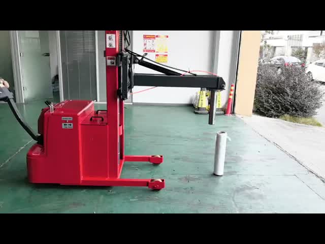 400KG Electric Battery Powered Paper Reel Plastic Film Reel Lifter For Printing And Packaging Industry
