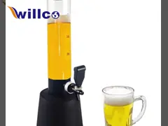 Пластиковая 3L вышка напитков Кофе-бар оборудование Черная пиво башня video