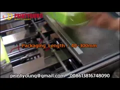 PRY-580 Semi Automatic Tree-Dimensional Cellophane Over Wrapping Machine video