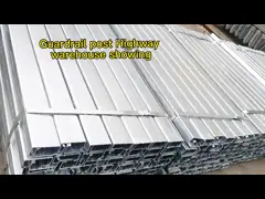 Q235 Q345 Movable Road Guardrail Zinc Coating Highway Guard Rail W Beam
