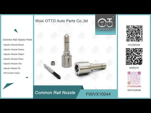 F00VX10044 / F00 VX 10044 Bosch Piezo Nozzle для инжекторов высокоскоростной стали 0445116053