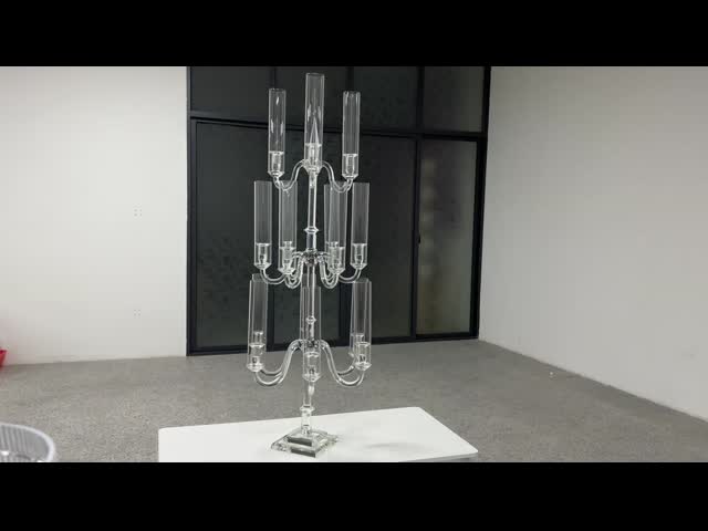 15 рук Свечи стеклянные ураганы свечи для свадебных центров видео